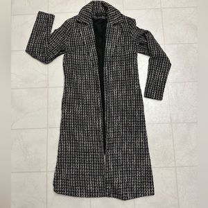 House of Harlow x REVOLVE houndstooth duster length jacket